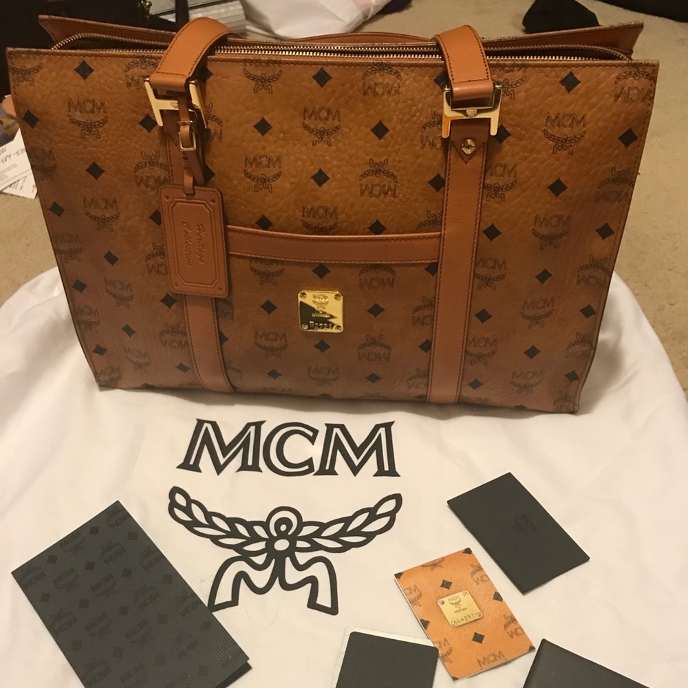 Sold MCM tote 💯 authentic